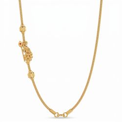 Divine Vel Mayil Mugappu Gold Chain-hover