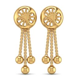 Radian Wheel Casting Gold Chain Drops-hover