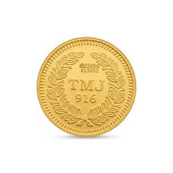 500 Mg 22 Carat Laxmi Gold Coin-hover