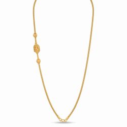 Heritage Lakshmi Shrine Side Mugappu Gold Chain-hover