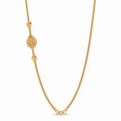 Imperial Lakshmi Mugappu Gold Chain-hover