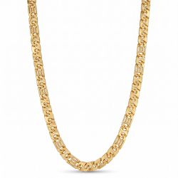Laser Cut Rectangular Gold Chain-hover