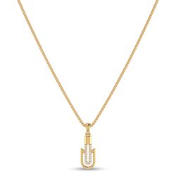 Kutty Smile Gold Pendant Chain-hover