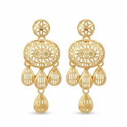 Filigree Silver Casting Turkey Drops-hover