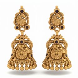 Traditional Mayil Heritage Silver Drops-hover