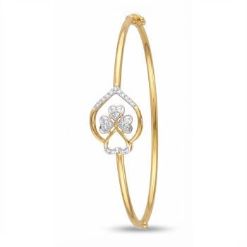 Elegant Spade Motif Diamond Gadi