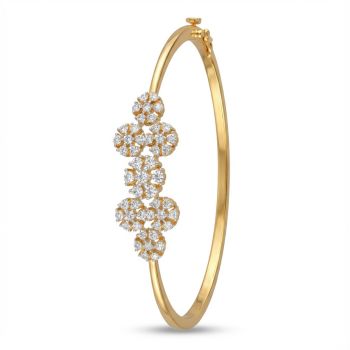 Floral Sparkling Diamond Gadi