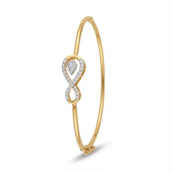 Elegant Loop Accents Diamond Gadi
