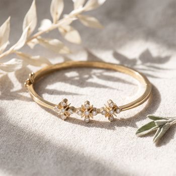 Celestia Trio Starlight Diamond Bangle