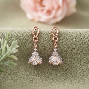 Lotus Bud Diamond Jimikki Earrings