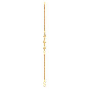 Elegant Floral Vine Casting Bracelet