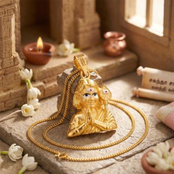 Casting Lord Palani Murugan Gold Dollar