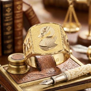 Traditional Gold Annam Signet Ring