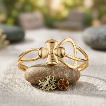 Ladies Petal Casting Gold Ring