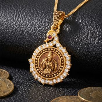 Traditional Goddess Meenakshi Gold Dollar