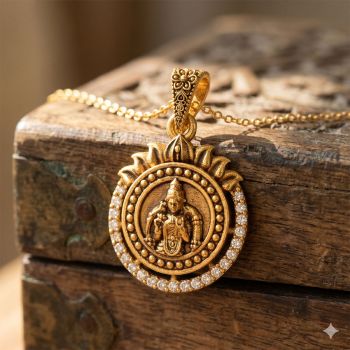 Ancient Goddess Meenakshi Gold Dollar