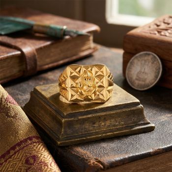 Lord Ganapathy Casting Gold Ring