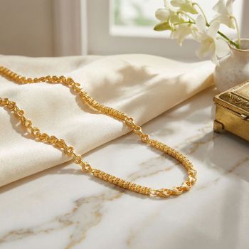 Fancy Bahubali Gold Chain