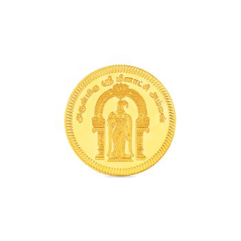 1 Gram 22 Carat Meenkashi Amman Gold Coin