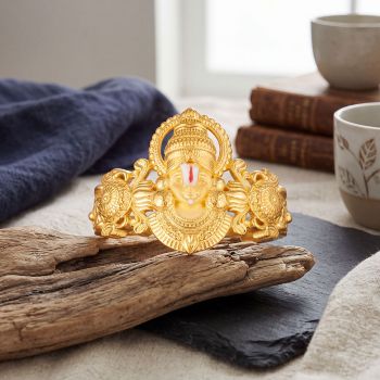 Royal Imperial Perumal Casting Gold Ring