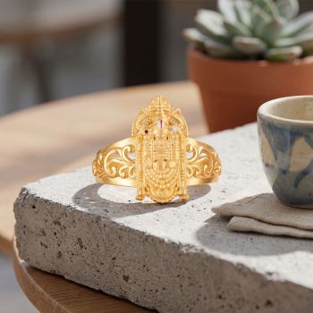 Infinite Grace Balaji Casting Gold Ring
