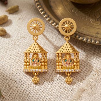 Antique Lakshmi Heritage Gold Drops
