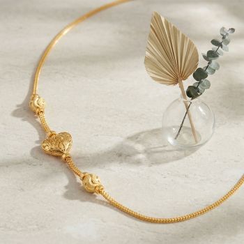 Fancy Heart Combini Muppappu Chain