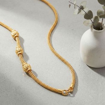 Traditional Combini Balls Gold Chain