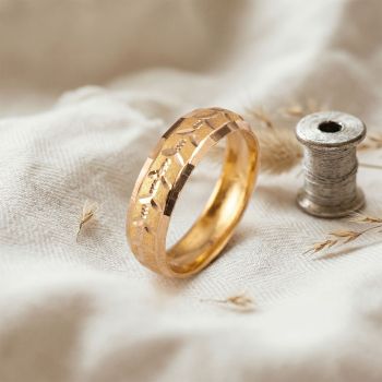 Imperial Floral Casting Gold Ring