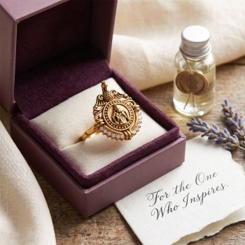 Radiance Meenakshi Peacock Gold Ring
