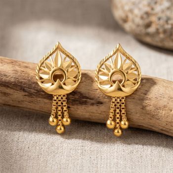 Heritage Ornate Casting Gold Chain Drops
