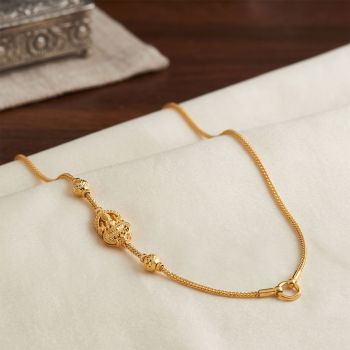 Sowbhagya Lakshmi Mugappu Gold Chain