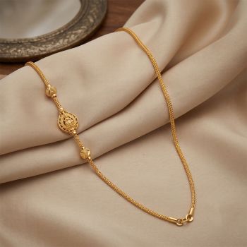 Imperial Lakshmi Mugappu Gold Chain