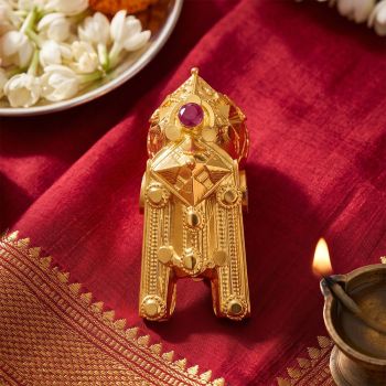 22K Traditional Gold Gounder Thali For Wedding