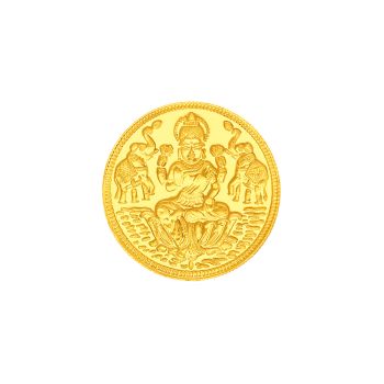 1gram Temple Series Goddess Lakshmi 22K Gold Coin