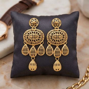 Turkish Filigree Silver Casting Drop