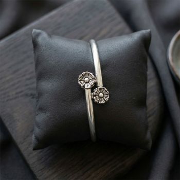 Antique Silver Adjustable Bangle