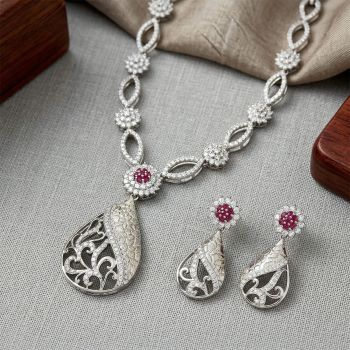Butterfly Filigree Necklace set