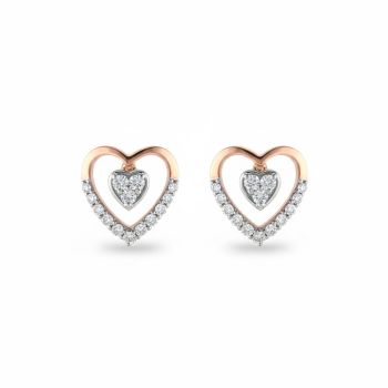 Heartin Legacy Rose Diamond Stud-hover