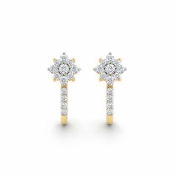 Royal Bloom Diamond Stud-hover