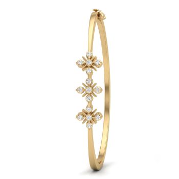 Celestia Trio Starlight Diamond Bangle-hover