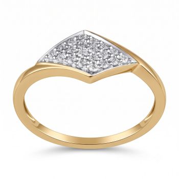 Delicate Angular Fancy Diamond Ring-hover