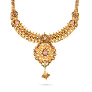 Enticing Trendy Temple Necklace-hover