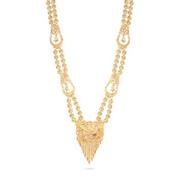 Double-Strand Crescent Motif Malai-hover