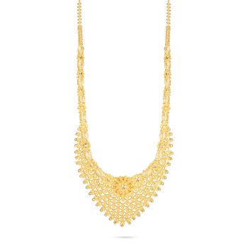 Florished Grand Gold Petal Weave Malai-hover
