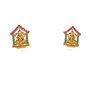 Divine Lakshmi Stud Earring-hover