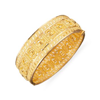 Broad Fancy Bridal Bangle-hover