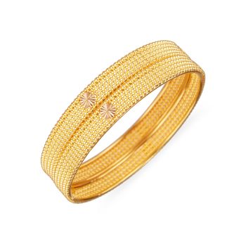 Fancy Bridal Gold Bangle-hover