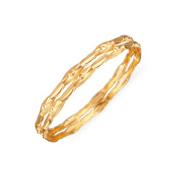 Stylish Gold Bangle-hover