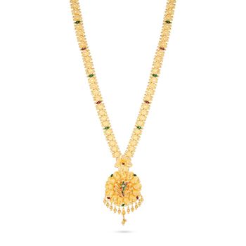 Floral Bloom Gold Malai-hover